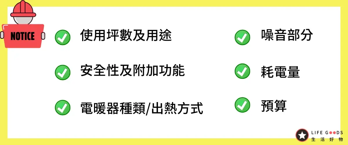 如何挑選電暖器？要注意什麼？
