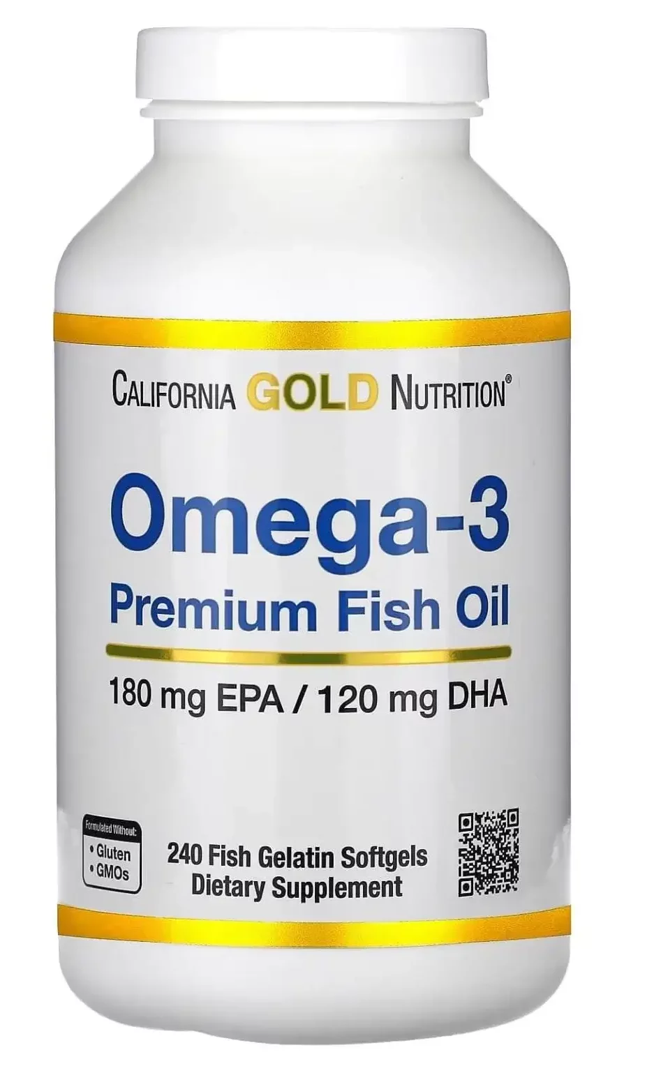 iHerb必買保健品推薦2025》我最愛的TOP10!魚油、益生菌、葉黃素推薦 - 第3張圖 California Gold Nutrition Omega-3 深海魚油 (1)