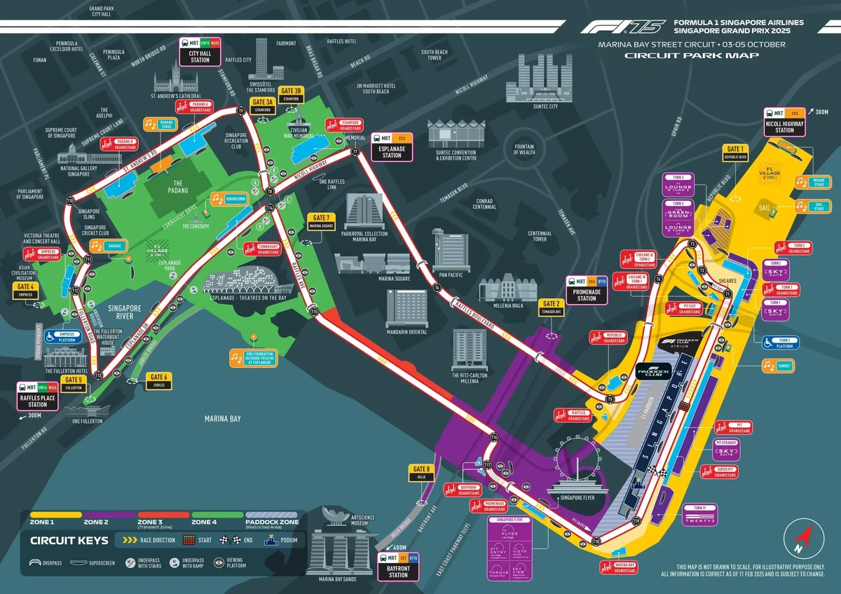 singapore-f1-新加坡F1大獎賽-2025門票購買座位票種票價，GD表演時間 (3)
