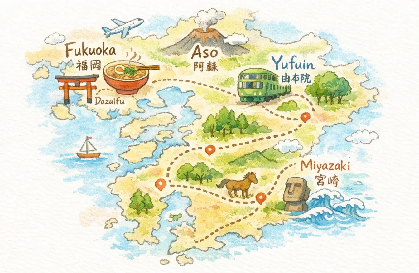 福岡自由行 5～8 天行程安排
