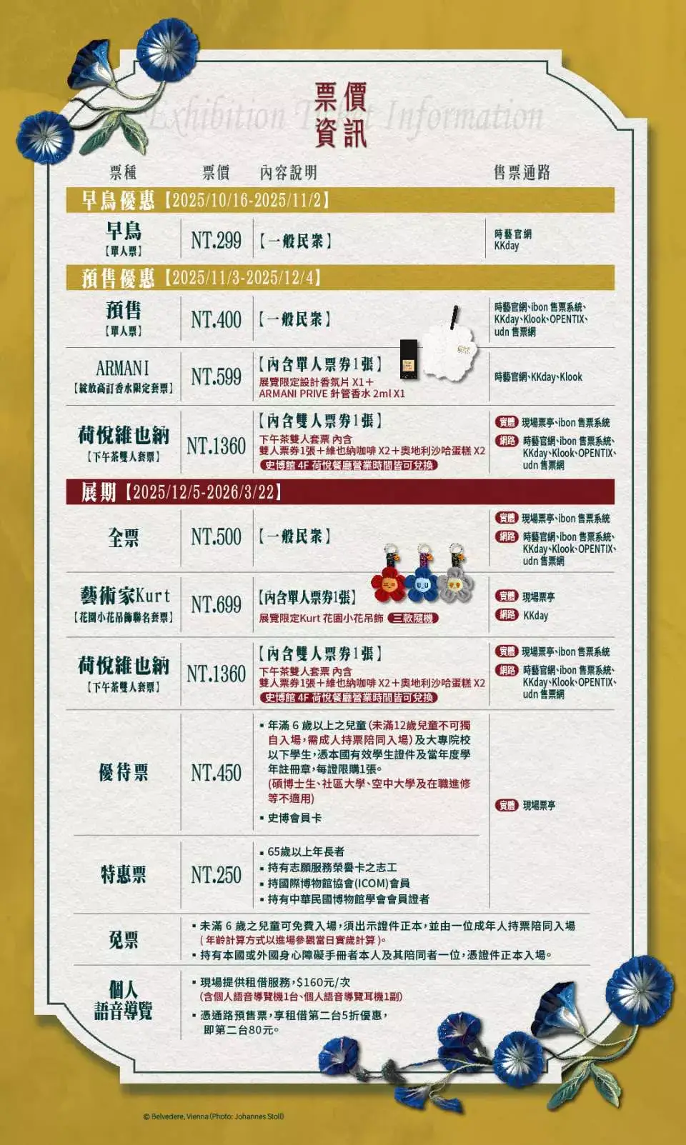 《綻放維也納美景宮百年花繪名作展》克林姆真跡首登台,展期、購票資訊、亮點一次看! - 第9張圖 維也納美景宮百年花繪名作展 (1)