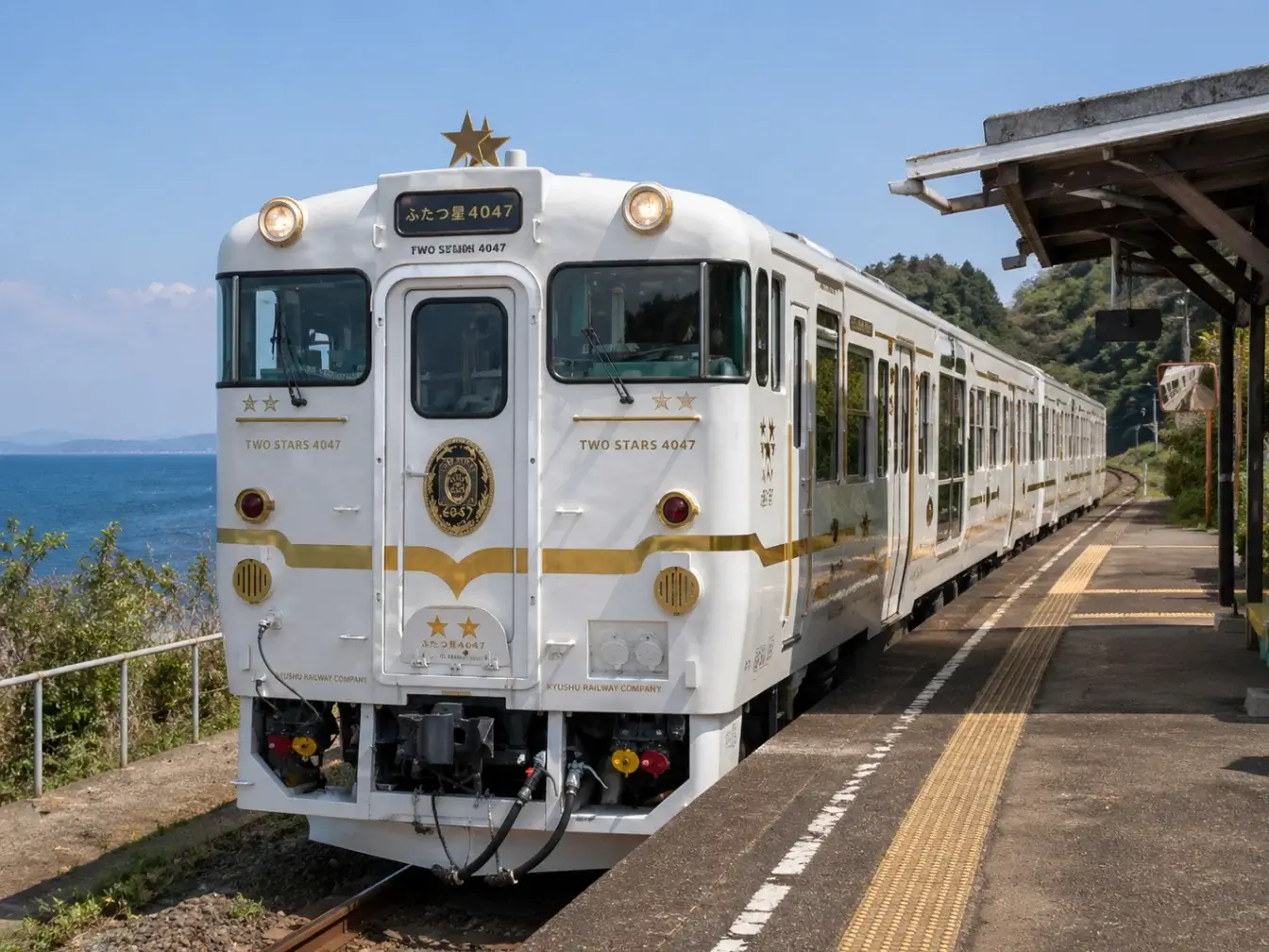 2026 JR九州觀光列車》10大熱門路線推薦,適用 JR Pass 總整理 - 第5張圖 japan-jr-kyushu-sightseeing-trains (5)雙星 4047