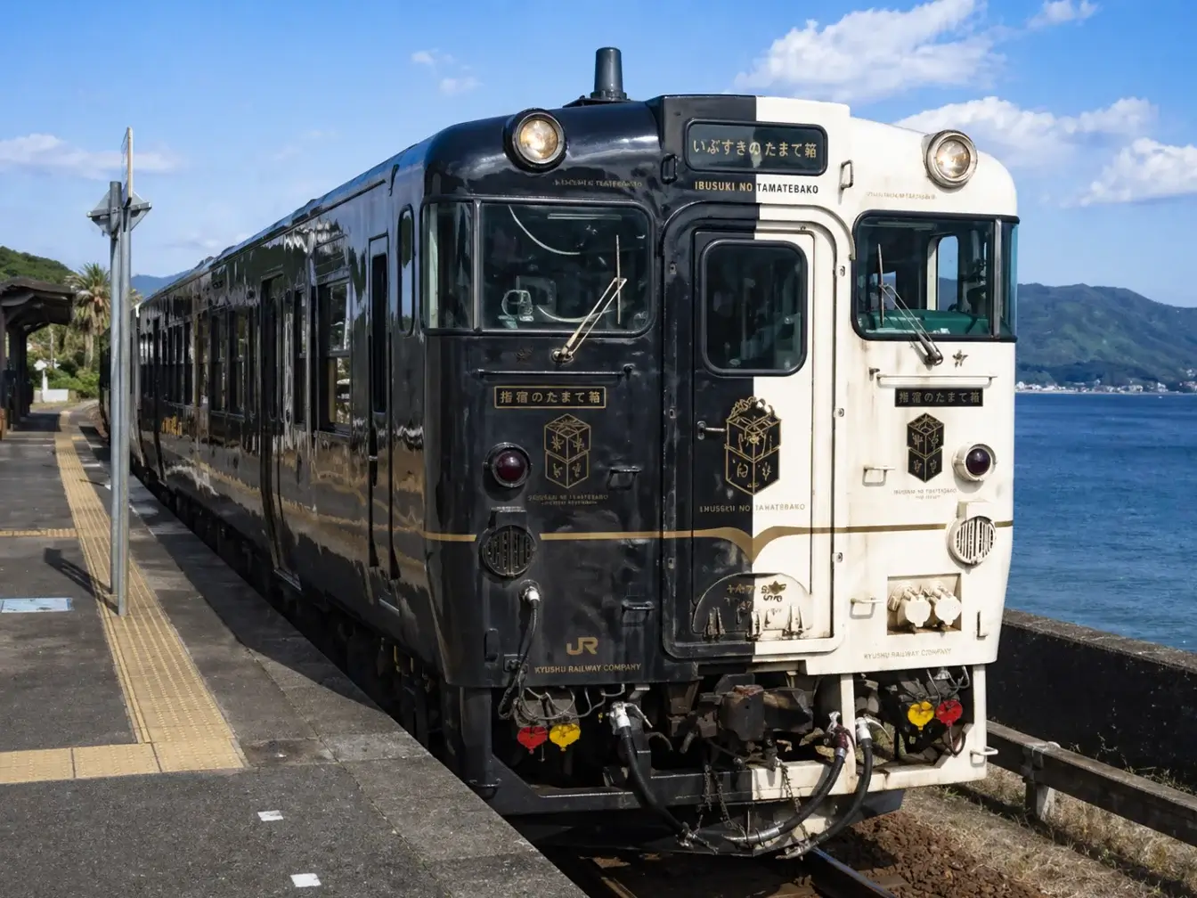 2026 JR九州觀光列車》10大熱門路線推薦,適用 JR Pass 總整理 - 第7張圖 japan-jr-kyushu-sightseeing-trains (7)指宿之玉手箱
