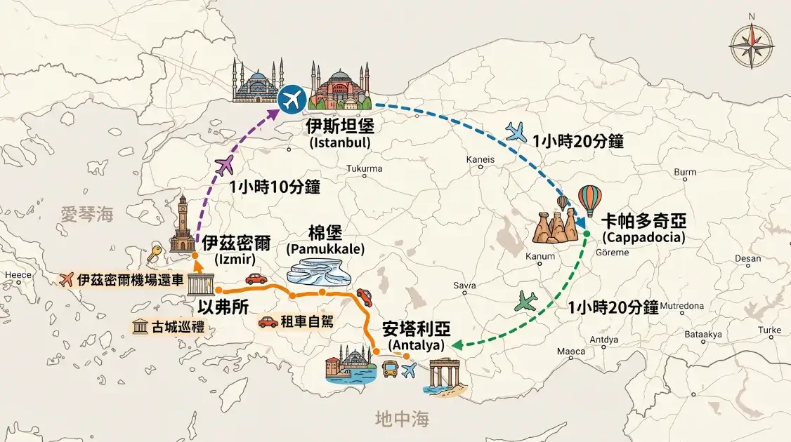 turkiye-itinerary-土耳其自由行10~14天行程安排，景點交通住宿推薦區域一次看 (1)